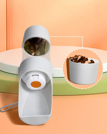 petsfeeder - Portable Dog /Cat Water Bottle & food container and feeder 