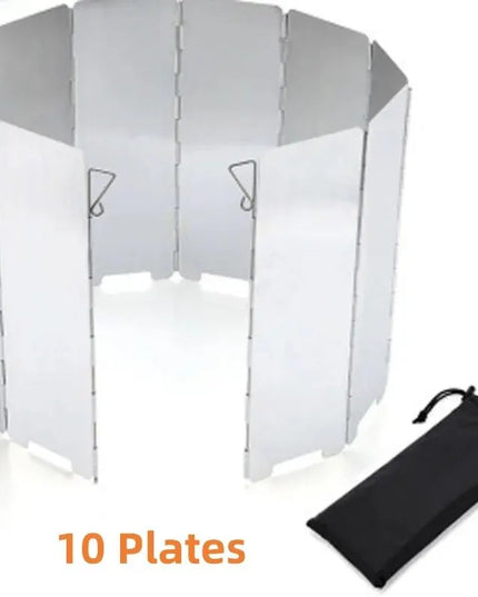 10 Ultralight Foldable aluminum alloy Stove Windshield plate
