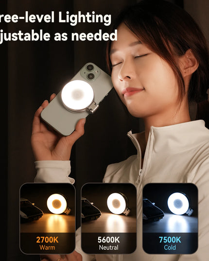 MagneticLight - rotating Magnetic phone Light & mirror