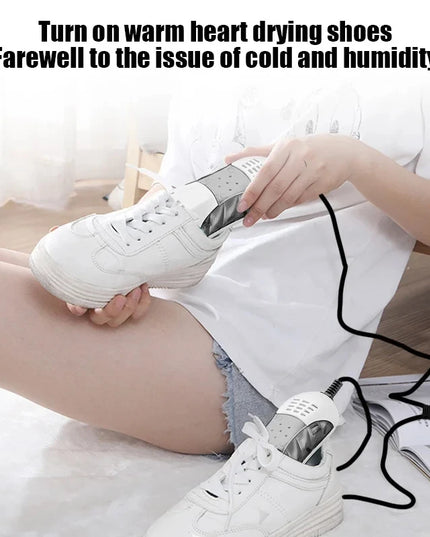 Electric Shoes Dryer & Deodorizer with Heat Dehumidifier Eliminate Odor with UV -EU plug
