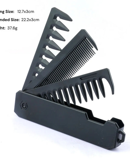 3 in 1 Pocket Folding Combs 