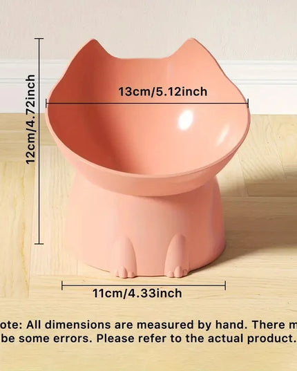 Whiskerware tilted and Elevated Cat Bowl 1pcs