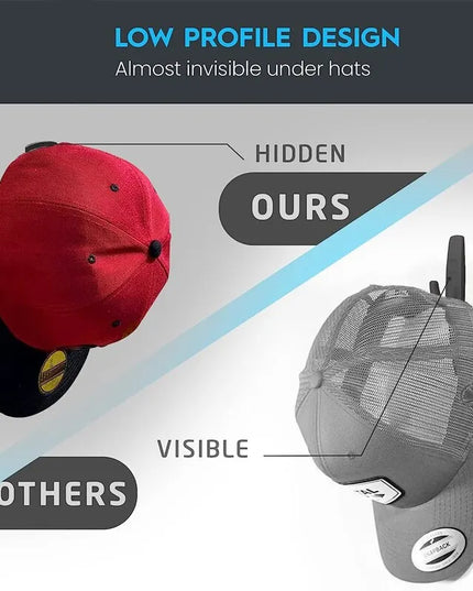 HatHook - 10Pcs minimalistic hat rack, hats / headphone / chain  