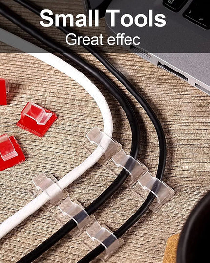 Cable Clips -50pcs Wire Winder Holder organizer clips