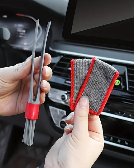 Car AC vent Cleaning Tool & Multi-Purpose Dust Brush for detailing