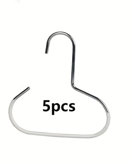 5Pcs white round Hangers - Perfect for Hats, Ties, Scarves & Bags