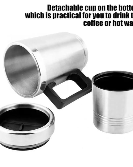  HeatMug -24V 300ML stainless steel electric Car Heating mug