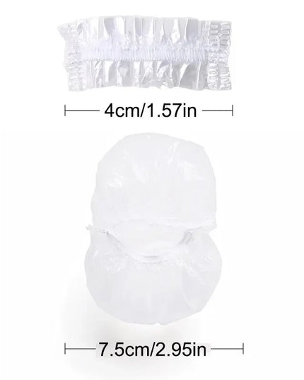 100PCS Disposable Waterproof Ear Covers for showering / Hair Dye
