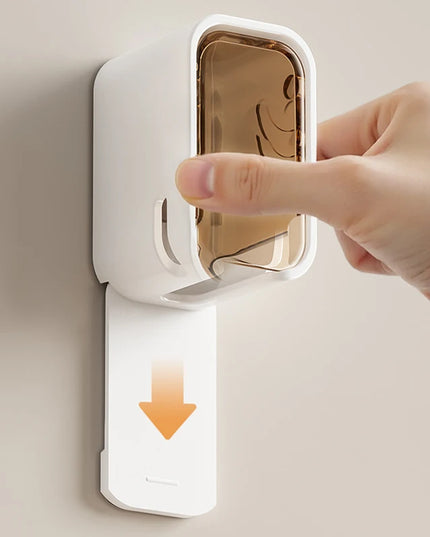 Toothbrush Holder- 2PCS Flip-Top Wall Mounted Toothbrush holder