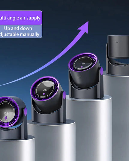 CoolWind- rechargeable portable strong fan + wall mount