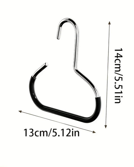 5Pcs white round Hangers - Perfect for Hats, Ties, Scarves & Bags