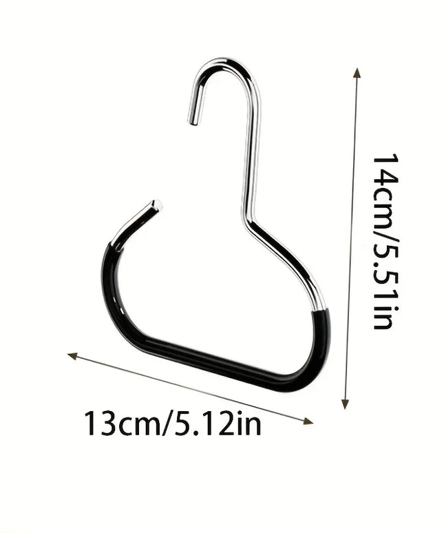 5Pcs white round Hangers - Perfect for Hats, Ties, Scarves & Bags