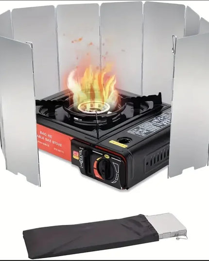 10 Ultralight Foldable aluminum alloy Stove Windshield plate