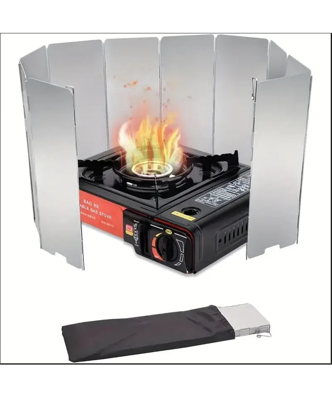 10 Ultralight Foldable aluminum alloy Stove Windshield plate