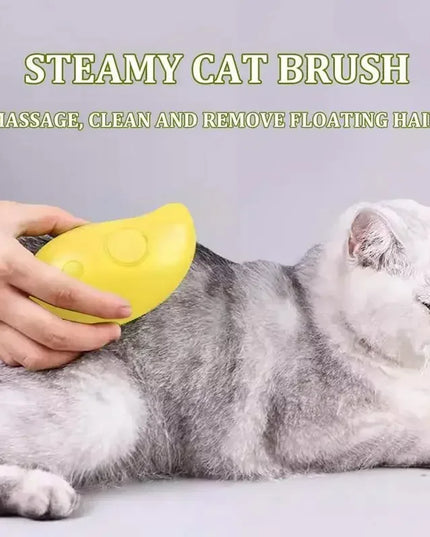 Steamycomb -Cat & Dog Steamy Brush Steam Brush for grooming & massage (Buy 1 and get 1 free!)