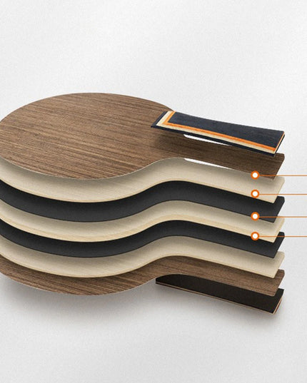 Premium / table tennis long handle Pingpong Racket Bottom Plate 5-Ply 6.2Mm 