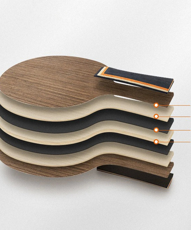 Premium / table tennis long handle Pingpong Racket Bottom Plate 5-Ply 6.2Mm 
