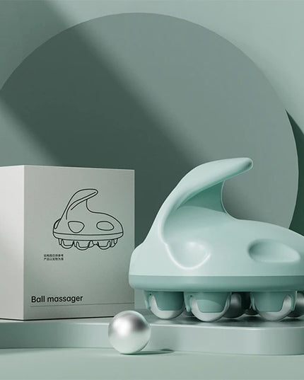 360Massager - Hand Roller Massager with 360-Degree Metal Balls 