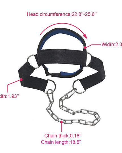 Gym Head Harness Exerciser Strap