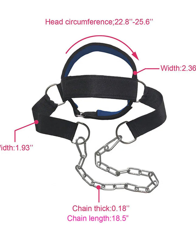 Gym Head Harness Exerciser Strap