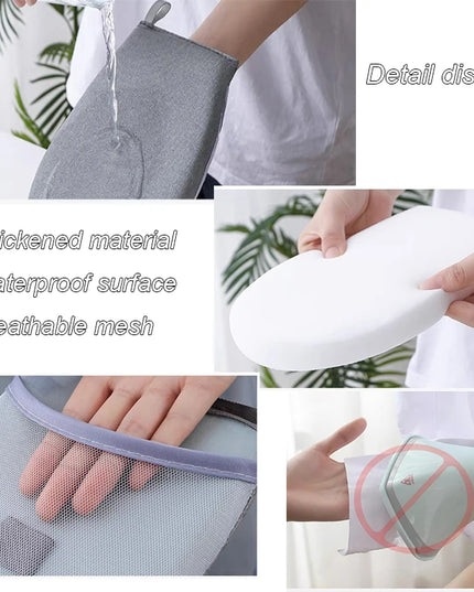 IronHands - Washable Ironing Mini Gloves Pad  Anti-Scald  & Stain and heat Resistant 