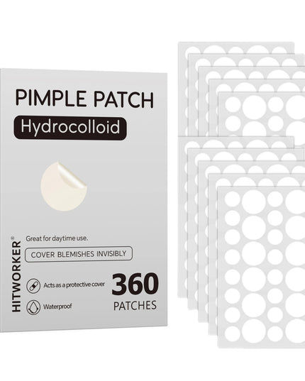360Pcs  Invisible and Anti-Inflammatory Healing Absorbing  Face Acne, pimple Patch for Skin Care 