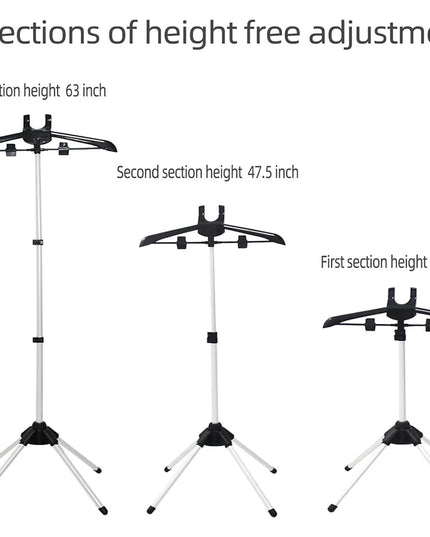 160Cm foldable and adjustable Clothes Steamer Rack hanger -just stand