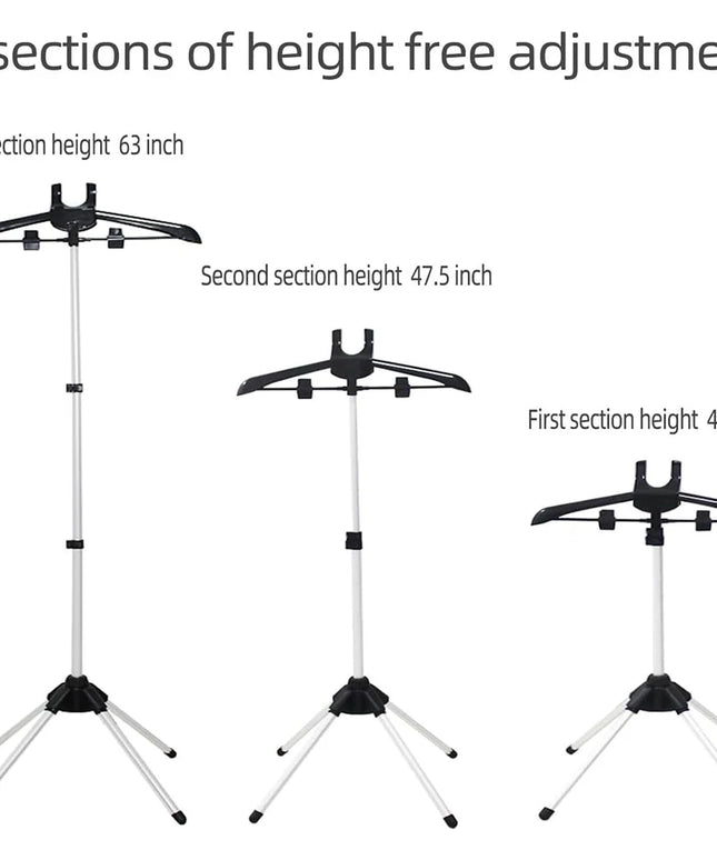 160Cm foldable and adjustable Clothes Steamer Rack hanger -just stand