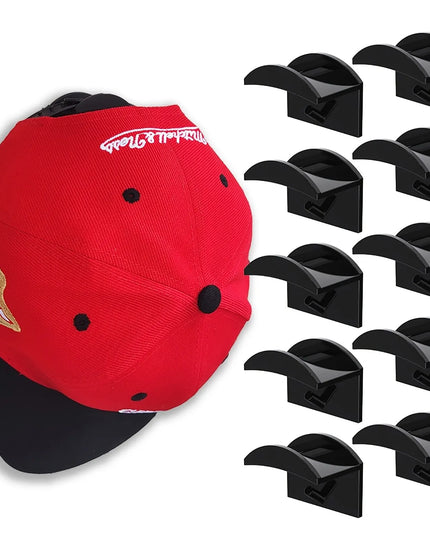 HatHook - 10Pcs minimalistic hat rack, hats / headphone / chain  