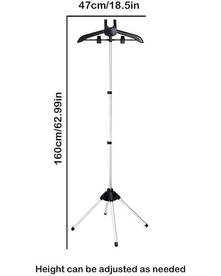160Cm foldable and adjustable Clothes Steamer Rack hanger -just stand