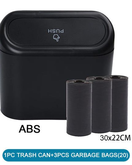 CarTrashCan- with plastic bags