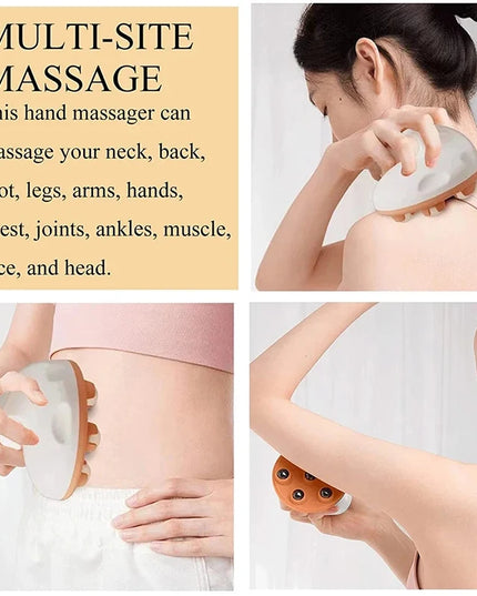 360Massager - Hand Roller Massager with 360-Degree Metal Balls 