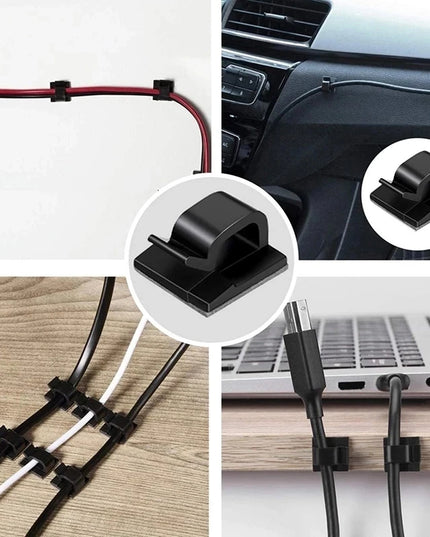 Cable Clips -50pcs Wire Winder Holder organizer clips