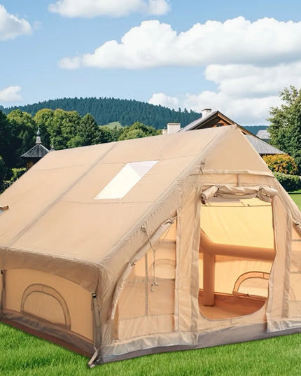 Portable ,inflatable and waterproof Camping Tent 4-8 People with Windows (with pump!)