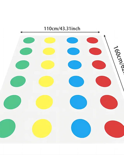 Twist Game Funny Kid Family Body Twist Move Mat Board Game Party Fun Board Games Party Game Family Game