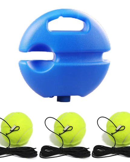 Rebound Ball - Tennis training rebound base with elastic attached ball + 3 free balls !