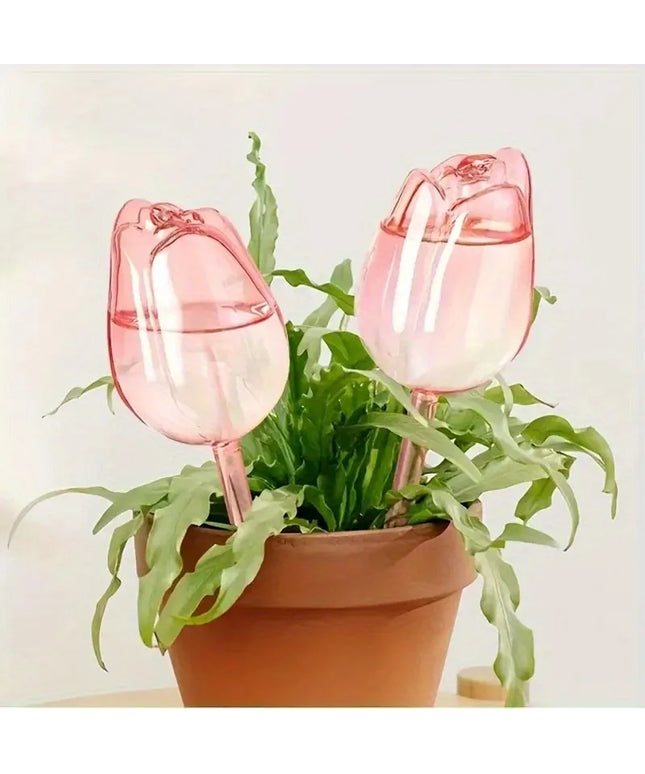 Auto plan watering Pink Tulip , Suitable for Indoor and Outdoor Plants-8pcs pack