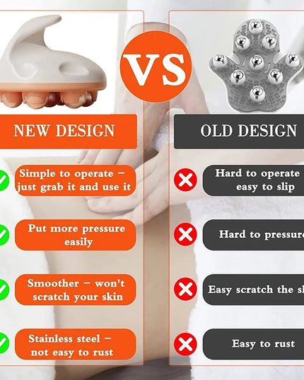 360Massager - Hand Roller Massager with 360-Degree Metal Balls 