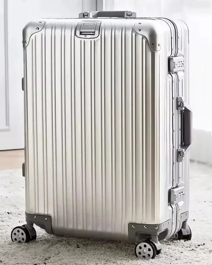 AlloyCase - 20/24/26/29 Inch Lightweight Aluminum  Suitcase W/Spinner Wheels