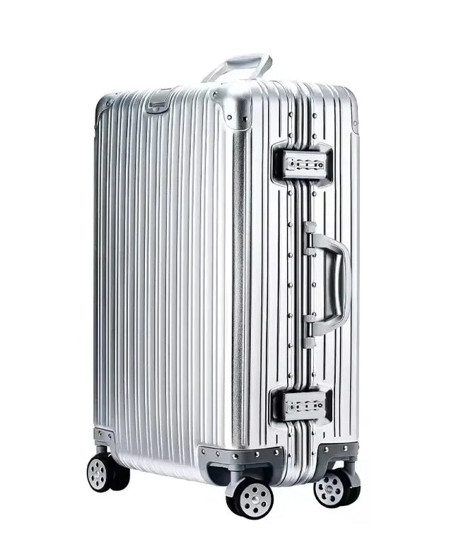 AlloyCase - 20/24/26/29 Inch Lightweight Aluminum  Suitcase W/Spinner Wheels