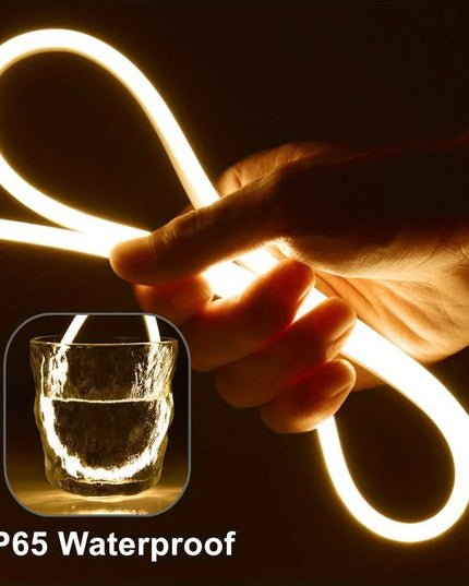 LEDStrip- Flexible waterproof Touch Sensor Silicone Strip Light USB DC 5V Dimmable Neon Sign Tape Waterproof for indoor/Outdoor 