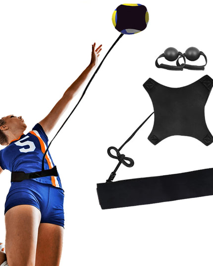  Volleyball Trainer - rebound attached ball with Elastic Cord 