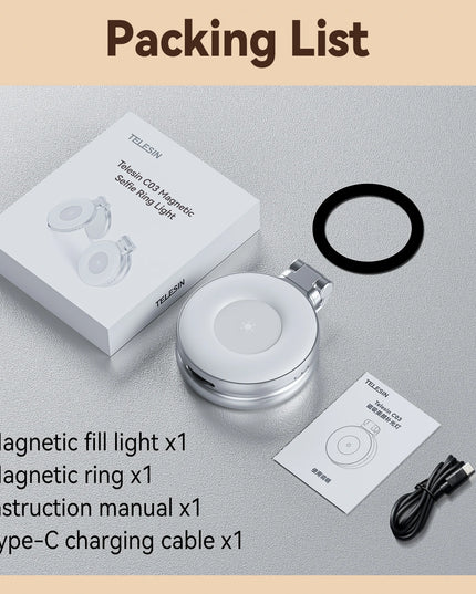 MagneticLight - rotating Magnetic phone Light & mirror