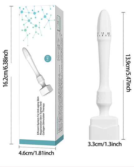 DermaStamp-Professional Derma Stamp Roller Adjustable Micro Needle 140A Microneedle