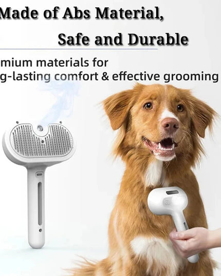 PetSteam- Grooming steam brush for cats/dogs 
