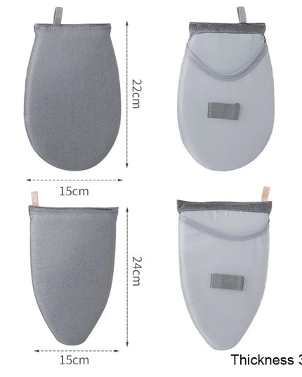 IronHands - Washable Ironing Mini Gloves Pad  Anti-Scald  & Stain and heat Resistant 