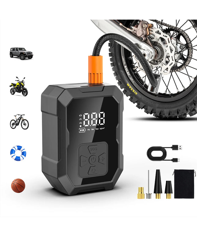 smartpump- Rechargeable multi use Inflator pump & powerbank with lights