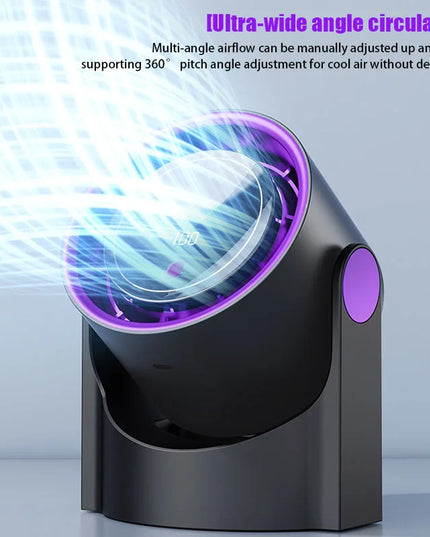 CoolWind- rechargeable portable strong fan + wall mount