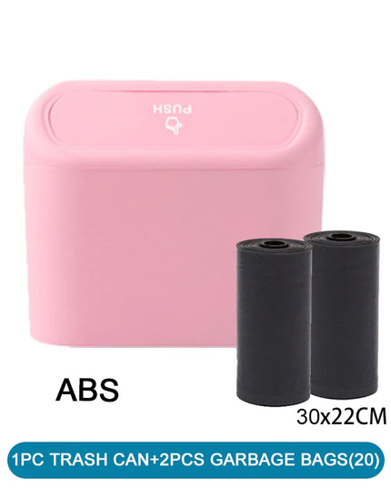 CarTrashCan- with plastic bags