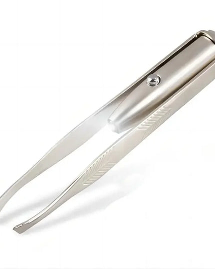 LightTweez - stainless tweezer with light for eyebrows and hair removal -1Pc 